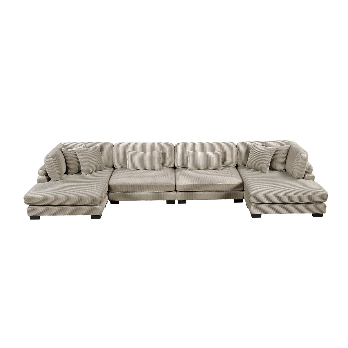 Traverse 4-Piece Modular Sectional with Reversible Chaise