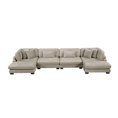 Traverse 4-Piece Modular Sectional with Reversible Chaise