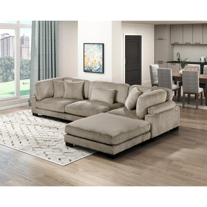 Traverse 4-Piece Modular Sectional with Ottoman