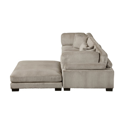 Traverse 4-Piece Modular Sectional with Ottoman