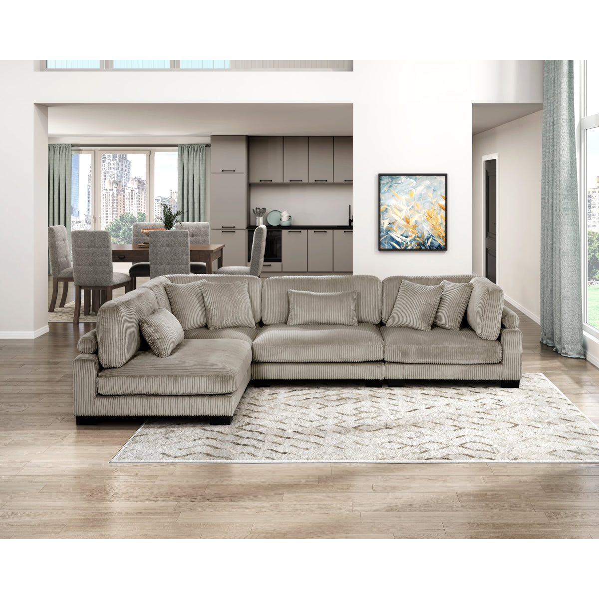 Traverse 4-Piece Modular Sectional