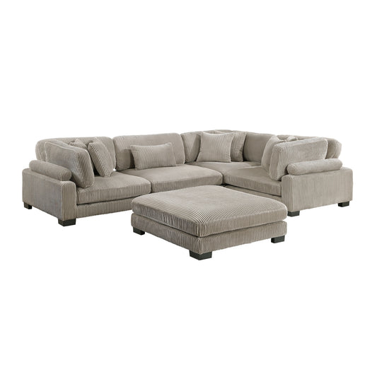 Traverse 5-Piece Modular Sectional with Ottoman