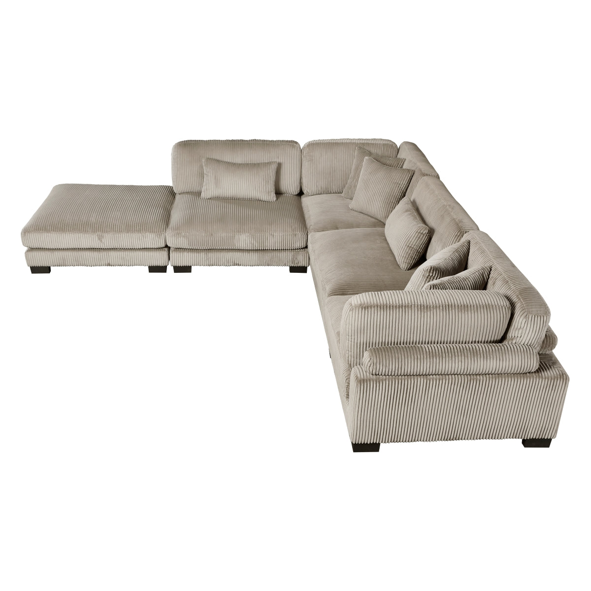 Traverse 5-Piece Modular Sectional with Ottoman