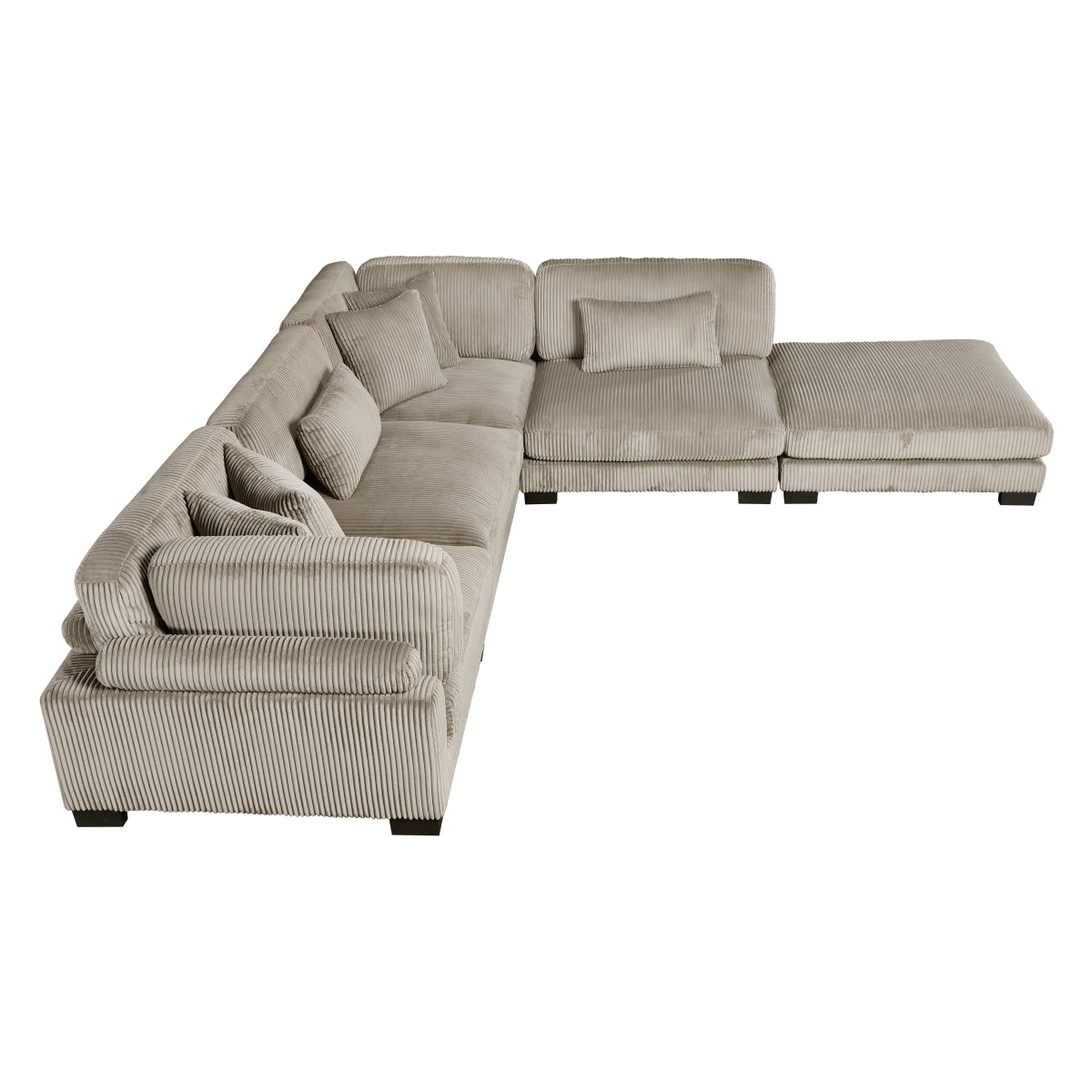 Traverse 5-Piece Modular Sectional with Ottoman