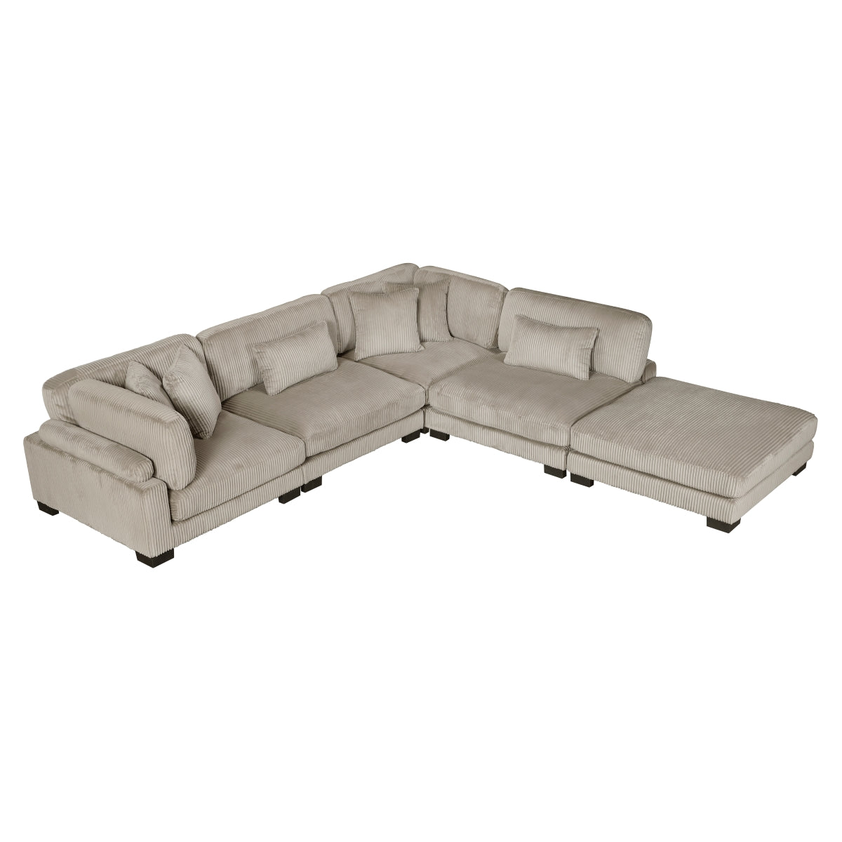 Traverse 5-Piece Modular Sectional with Ottoman