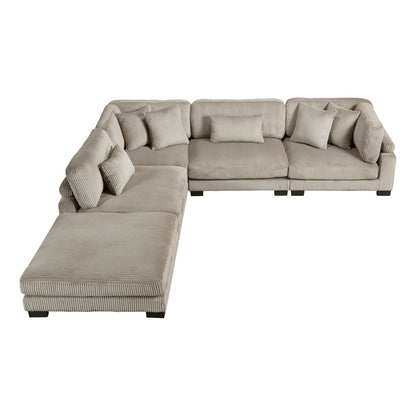 Traverse 5-Piece Modular Sectional with Ottoman
