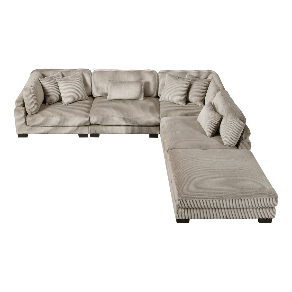 Traverse 5-Piece Modular Sectional with Ottoman