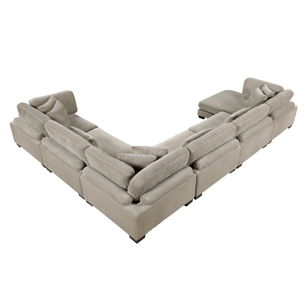 Traverse 6-Piece Modular Sectional with Reversible Chaise