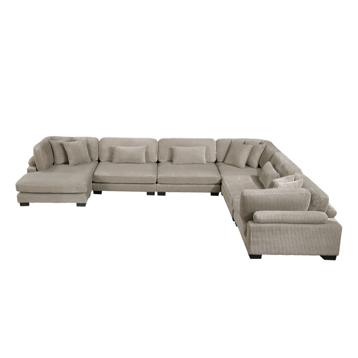 Traverse 6-Piece Modular Sectional with Reversible Chaise