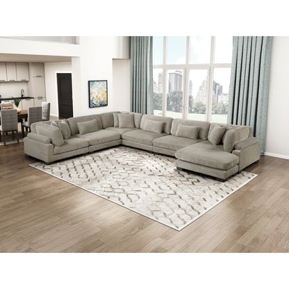 Traverse 6-Piece Modular Sectional with Reversible Chaise