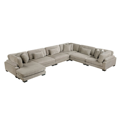 Traverse 6-Piece Modular Sectional with Reversible Chaise