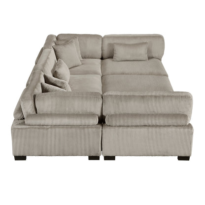 Traverse 6-Piece Modular Sectional with Ottoman