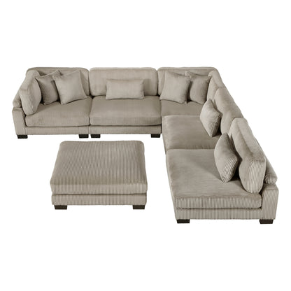 Traverse 6-Piece Modular Sectional with Ottoman