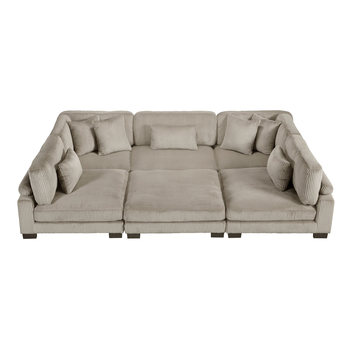 Traverse 6-Piece Modular Sectional with Ottoman
