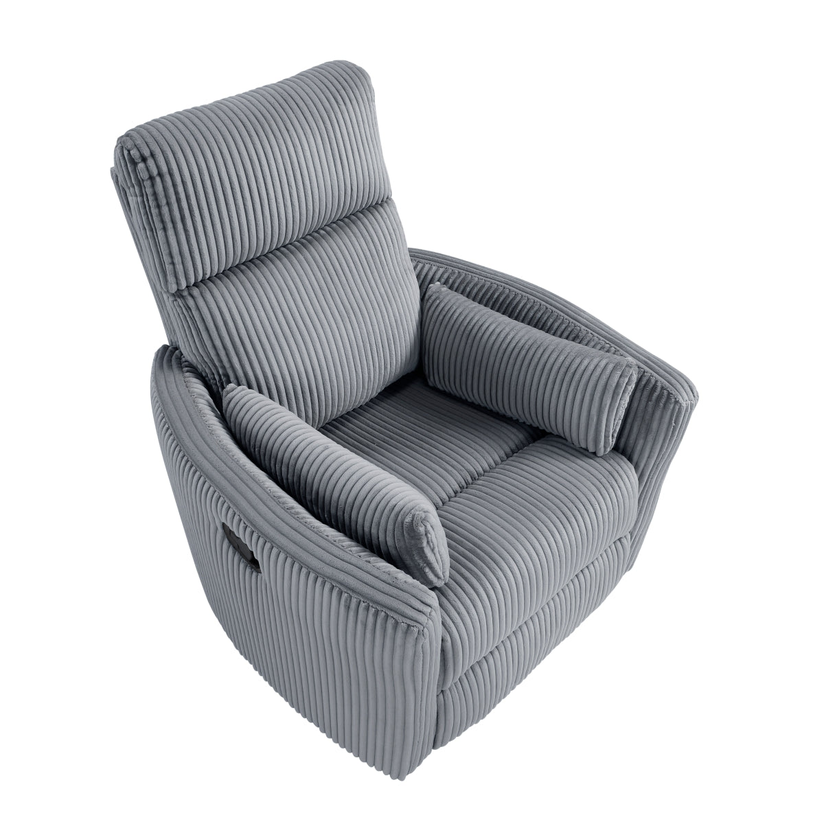 Traverse Swivel Glider Reclining Chair - Gray