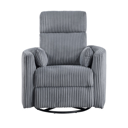 Traverse Swivel Glider Reclining Chair - Gray