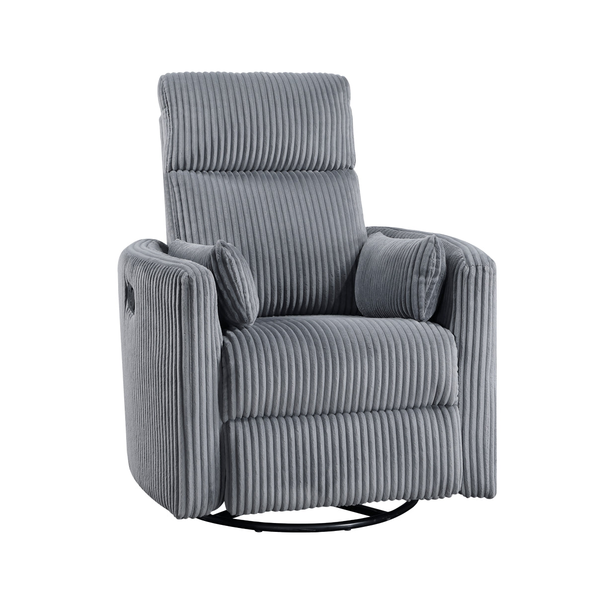 Traverse Swivel Glider Reclining Chair - Gray