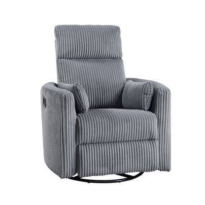 Traverse Swivel Glider Reclining Chair - Gray
