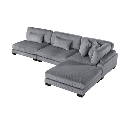 Traverse 4-Piece Modular Sectional with Ottoman