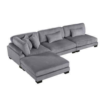 Traverse 4-Piece Modular Sectional with Ottoman