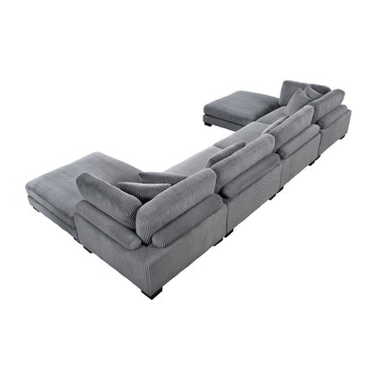 Traverse 6-Piece Modular Sectional with Ottomans