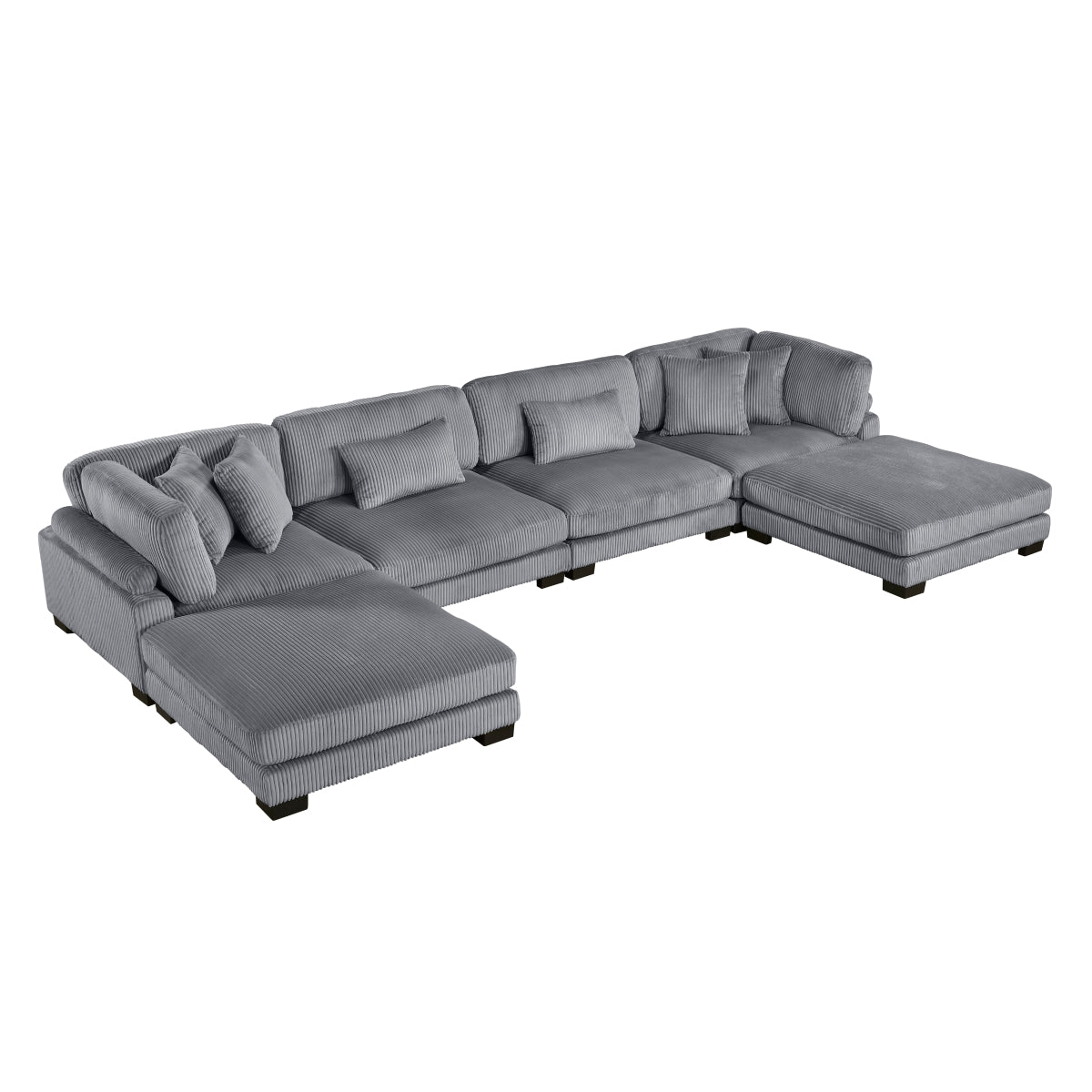 Traverse 6-Piece Modular Sectional with Ottomans