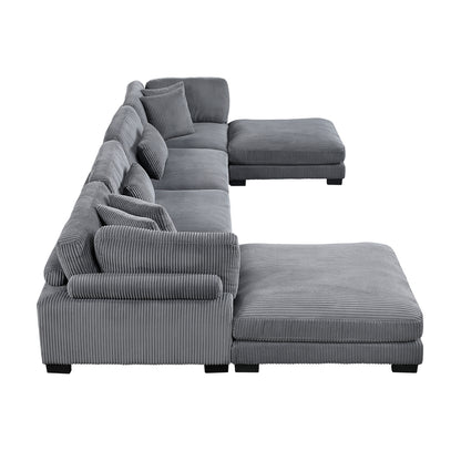 Traverse 6-Piece Modular Sectional with Ottomans