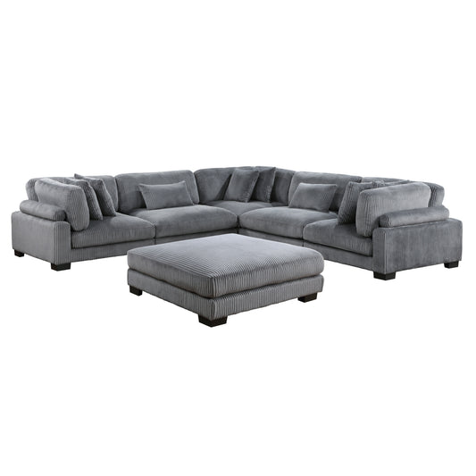 Traverse 6-Piece Modular Sectional with Ottoman