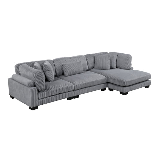 Traverse 3-Piece Modular Sectional with Reversible Chaise