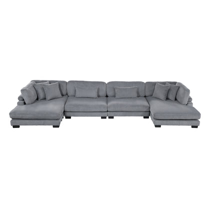 Traverse 4-Piece Modular Sectional with Reversible Chaise
