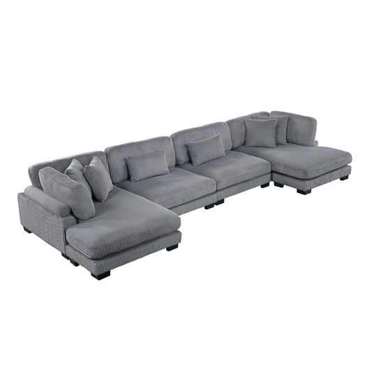 Traverse 4-Piece Modular Sectional with Reversible Chaise