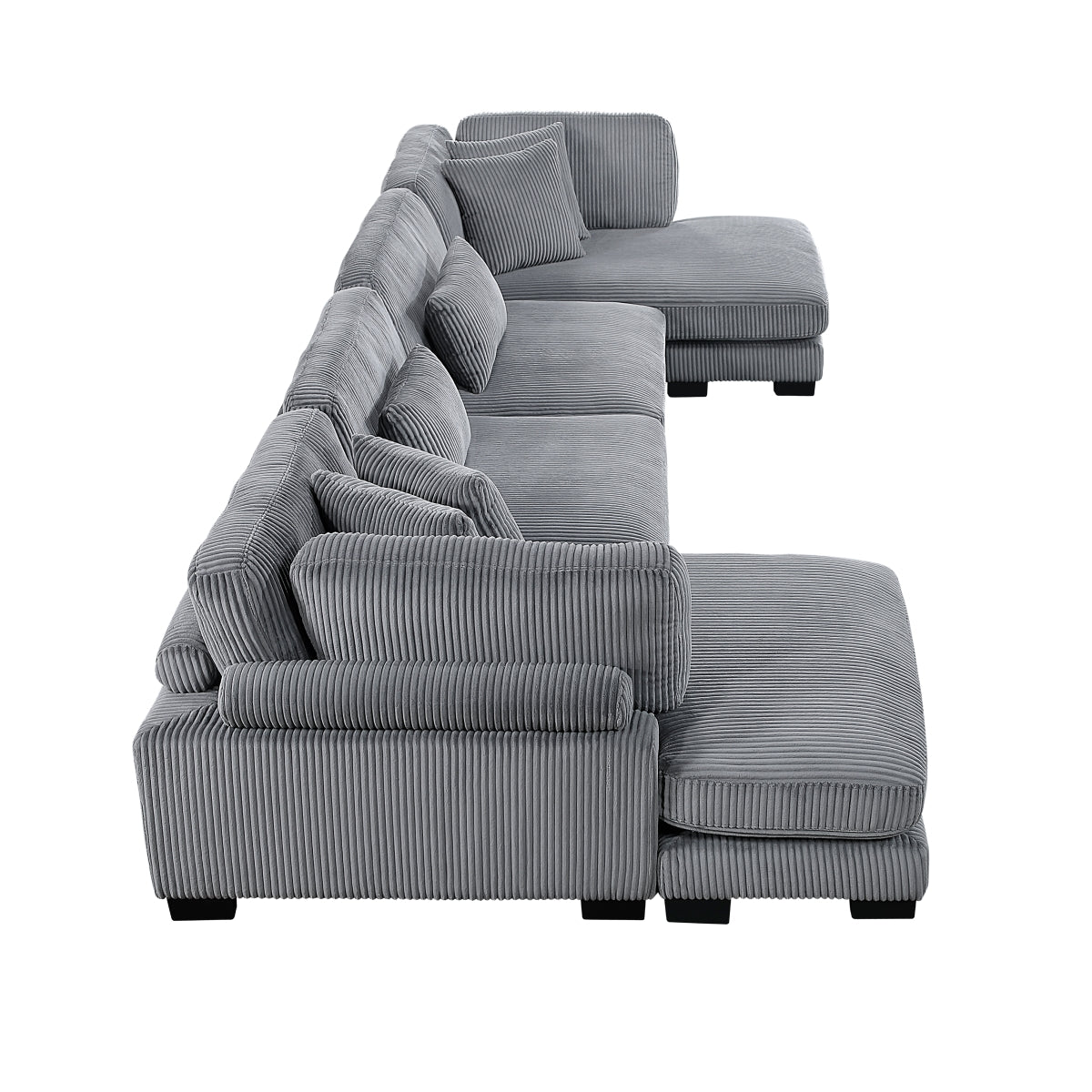 Traverse 4-Piece Modular Sectional with Reversible Chaise