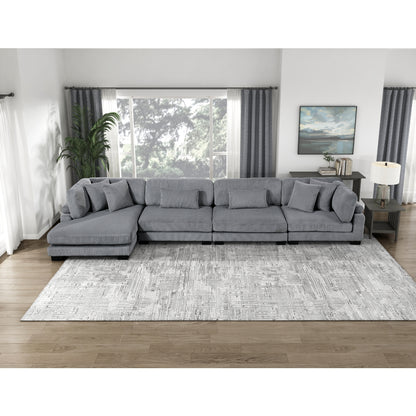 Traverse 4-Piece Modular Sectional with Reversible Chaise