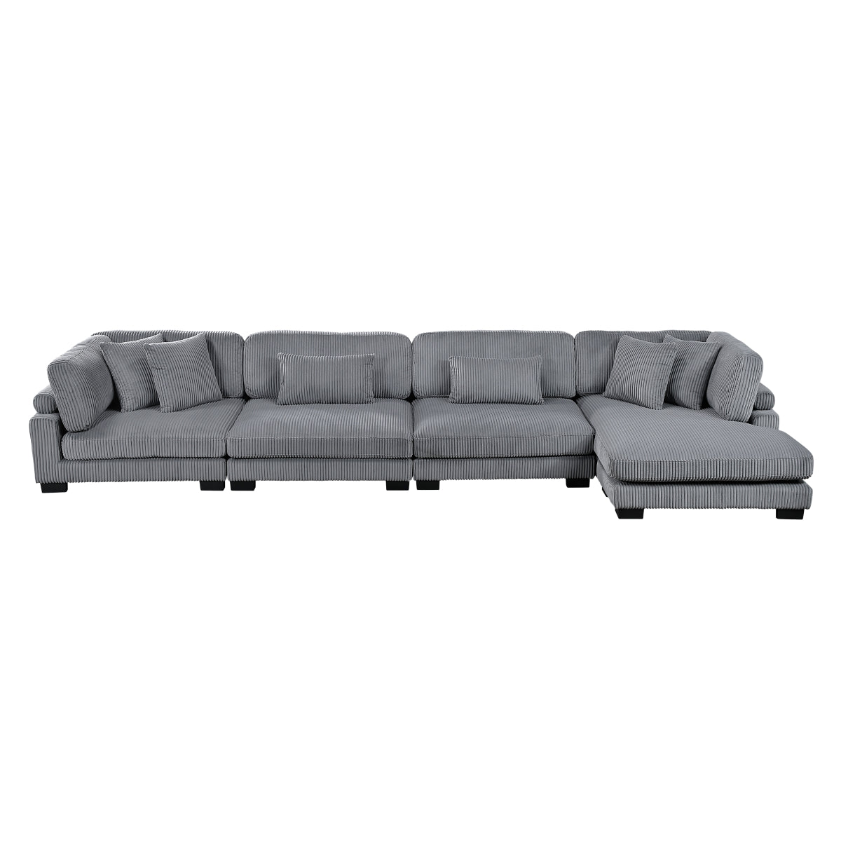 Traverse 4-Piece Modular Sectional with Reversible Chaise