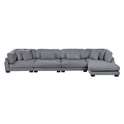 Traverse 4-Piece Modular Sectional with Reversible Chaise