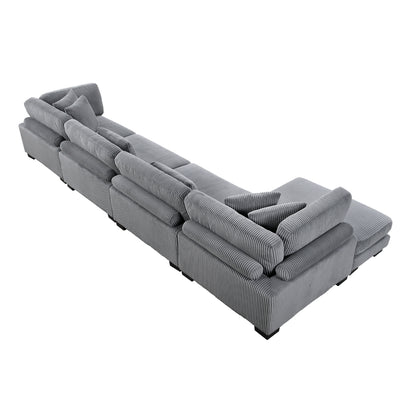 Traverse 4-Piece Modular Sectional with Reversible Chaise