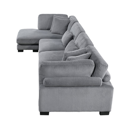Traverse 4-Piece Modular Sectional with Reversible Chaise