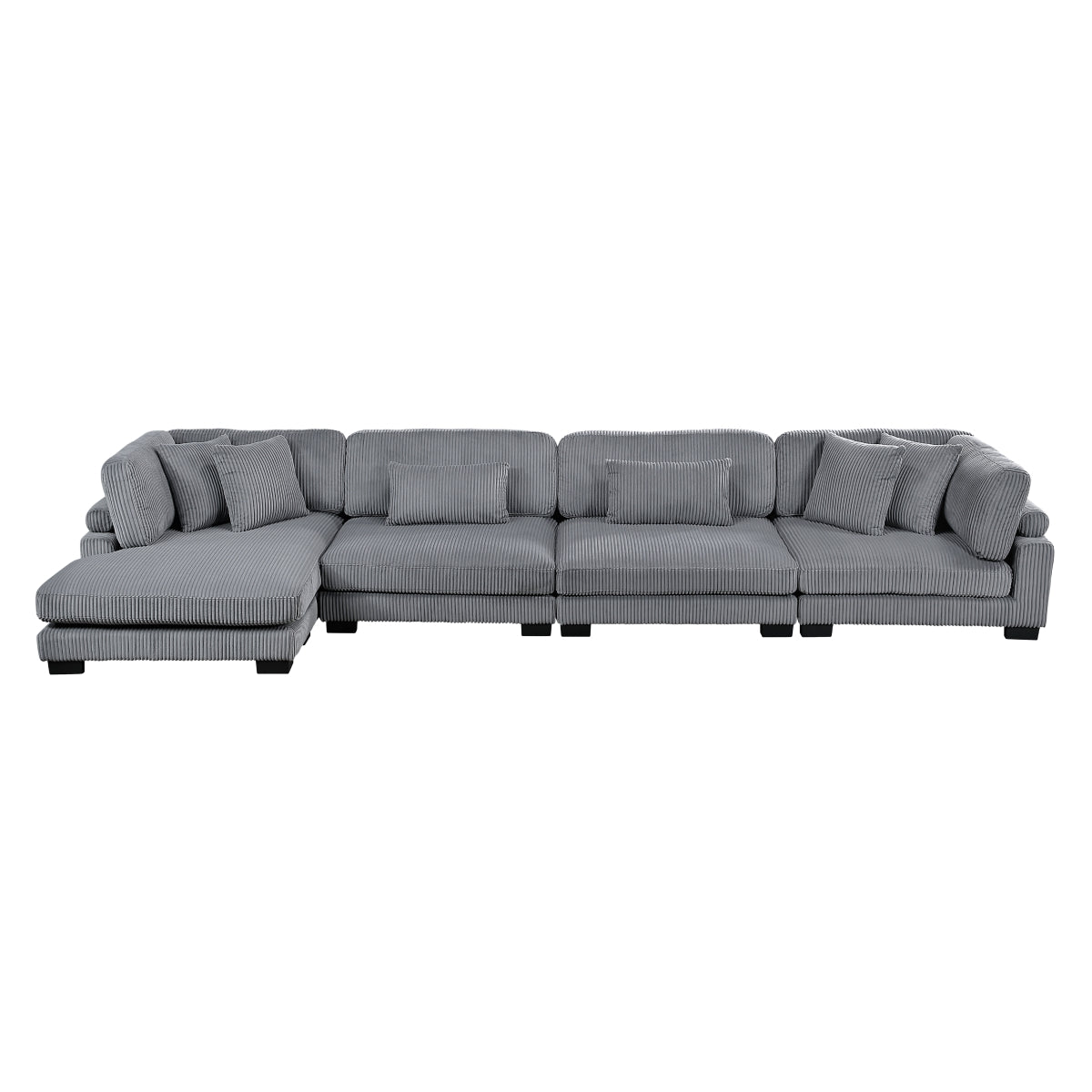 Traverse 4-Piece Modular Sectional with Reversible Chaise