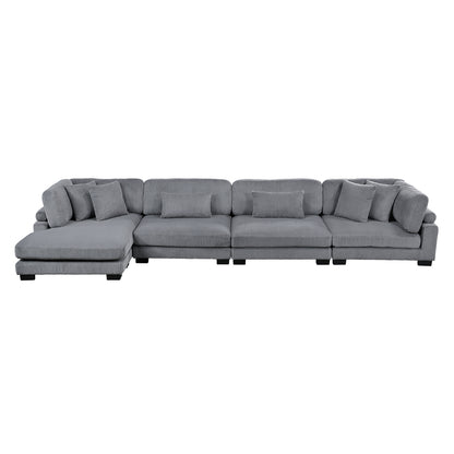 Traverse 4-Piece Modular Sectional with Reversible Chaise