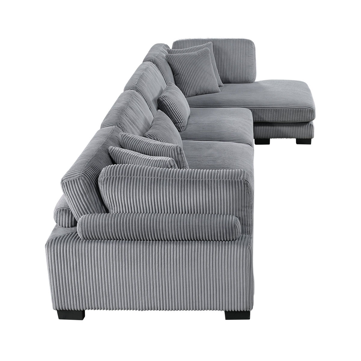 Traverse 4-Piece Modular Sectional with Reversible Chaise
