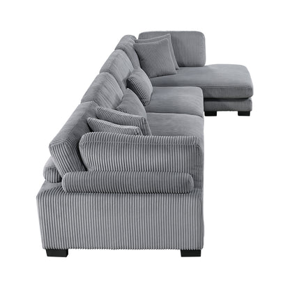 Traverse 4-Piece Modular Sectional with Reversible Chaise