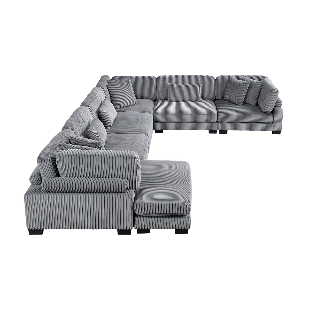 Traverse 6-Piece Modular Sectional with Reversible Chaise