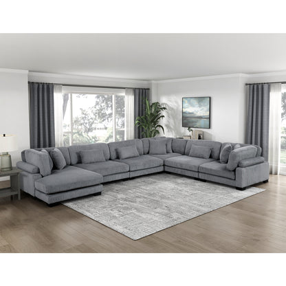 Traverse 6-Piece Modular Sectional with Reversible Chaise