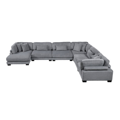 Traverse 6-Piece Modular Sectional with Reversible Chaise