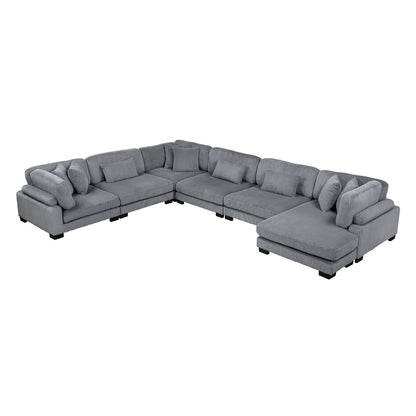 Traverse 6-Piece Modular Sectional with Reversible Chaise