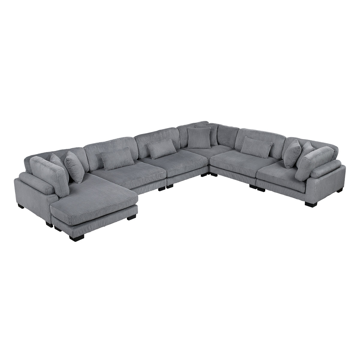 Traverse 6-Piece Modular Sectional with Reversible Chaise