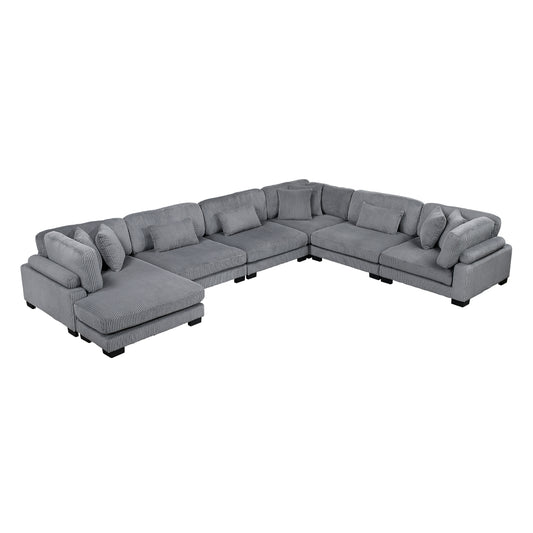 Traverse 6-Piece Modular Sectional with Reversible Chaise