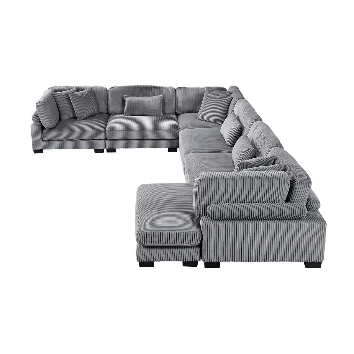 Traverse 6-Piece Modular Sectional with Reversible Chaise