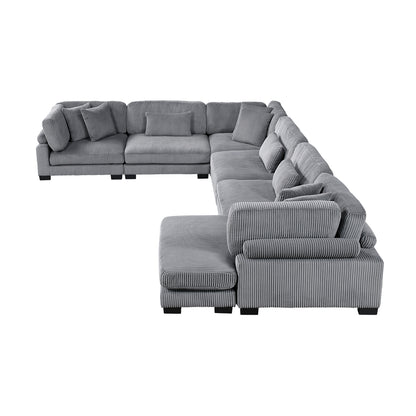 Traverse 6-Piece Modular Sectional with Reversible Chaise