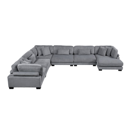 Traverse 6-Piece Modular Sectional with Reversible Chaise